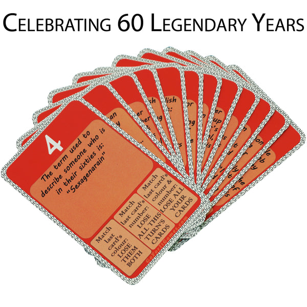 60th Birthday Game - Go For It Games UK