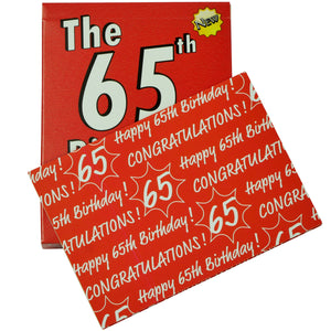 The 65th Birthday Game: 65th Birthday Gift for women or for men - Go For It Games UK