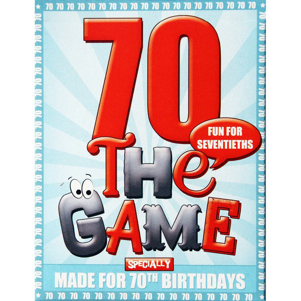 70th Birthday Game - forget the 70th birthday speech and try this