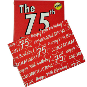 75th Birthday Game – Unique 75th Birthday Gift for men or for women - Go For It Games UK