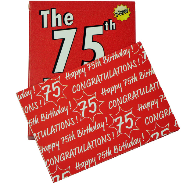 75th Birthday Game – Unique 75th Birthday Gift for men or for women - Go For It Games UK