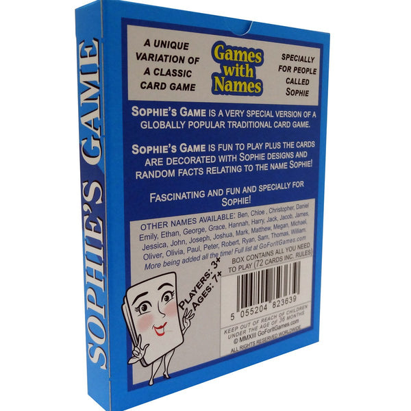 Sophie's Game - Go For It Games UK