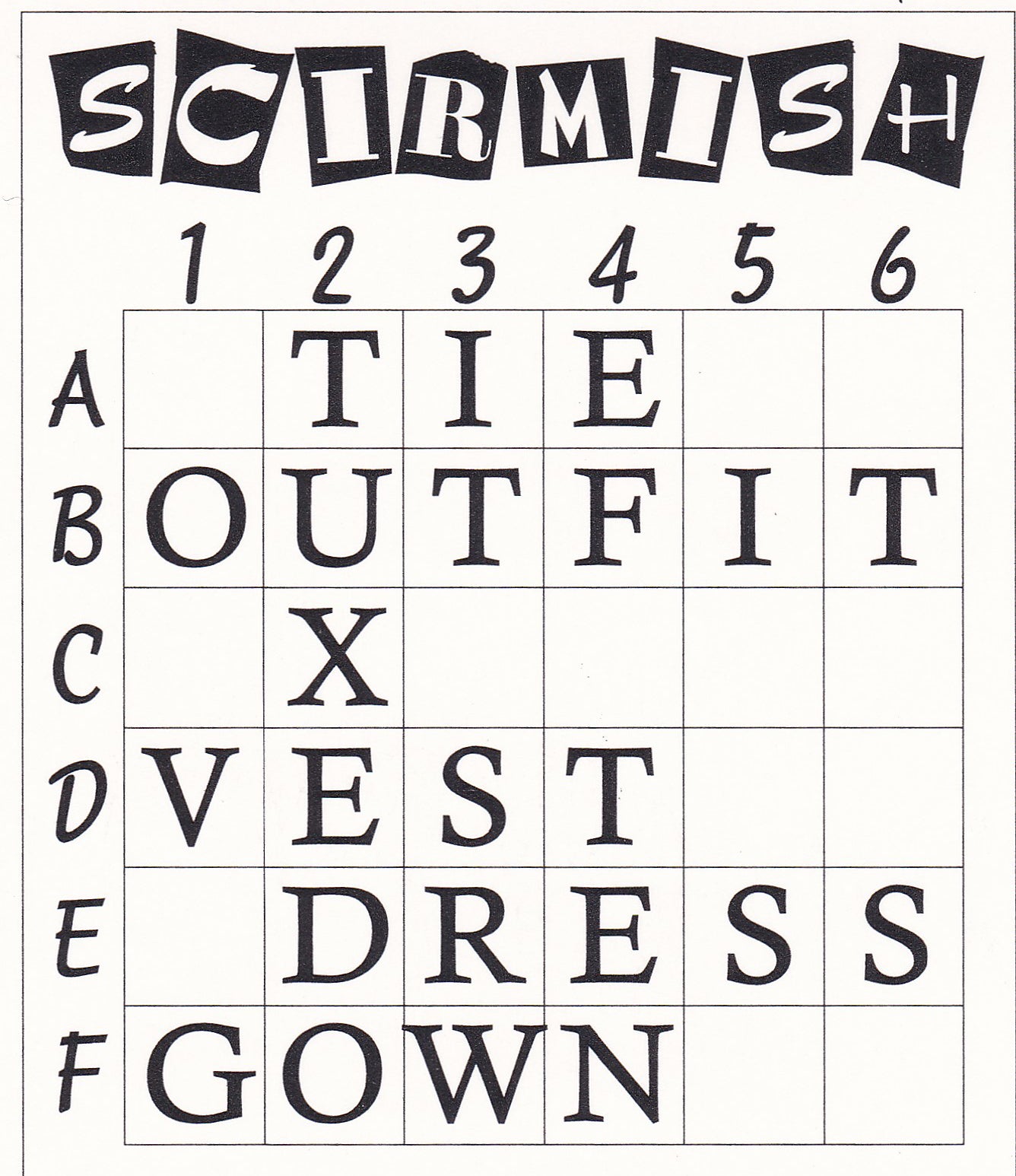 Scirmish - the original two player wordle-like word game - Go For It Games UK