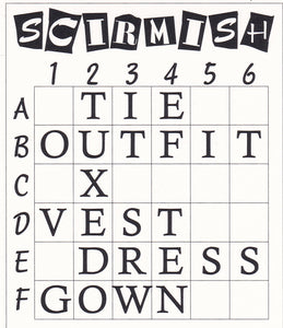 Scirmish - the original two player wordle-like word game - Go For It Games UK