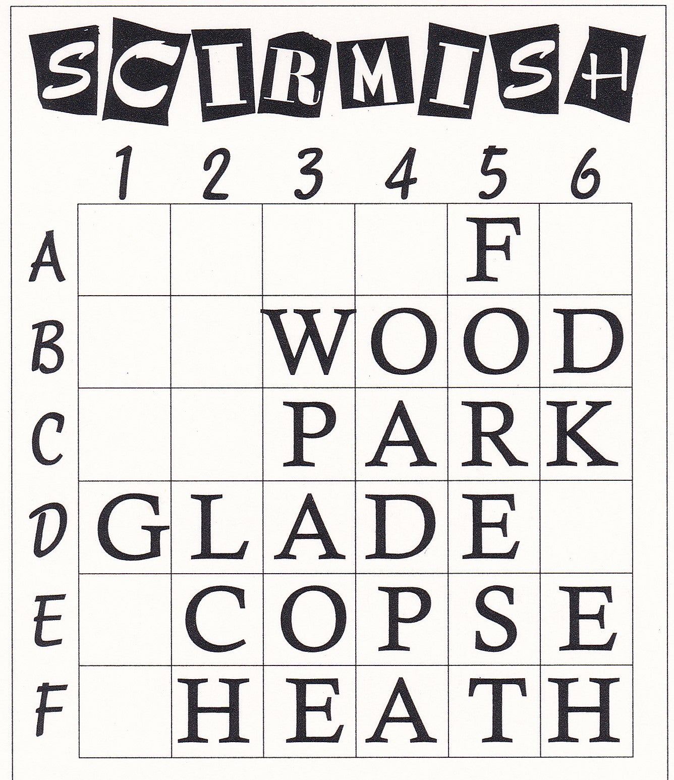 Scirmish - the original two player wordle-like word game - Go For It Games UK