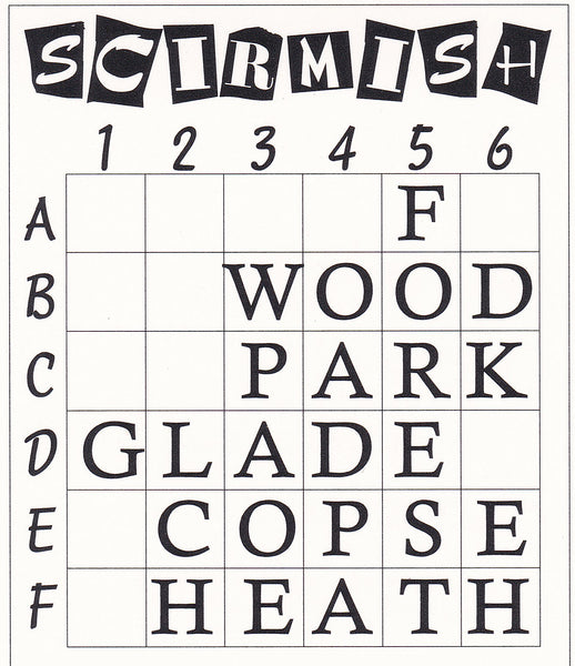 Scirmish - the original two player wordle-like word game - Go For It Games UK
