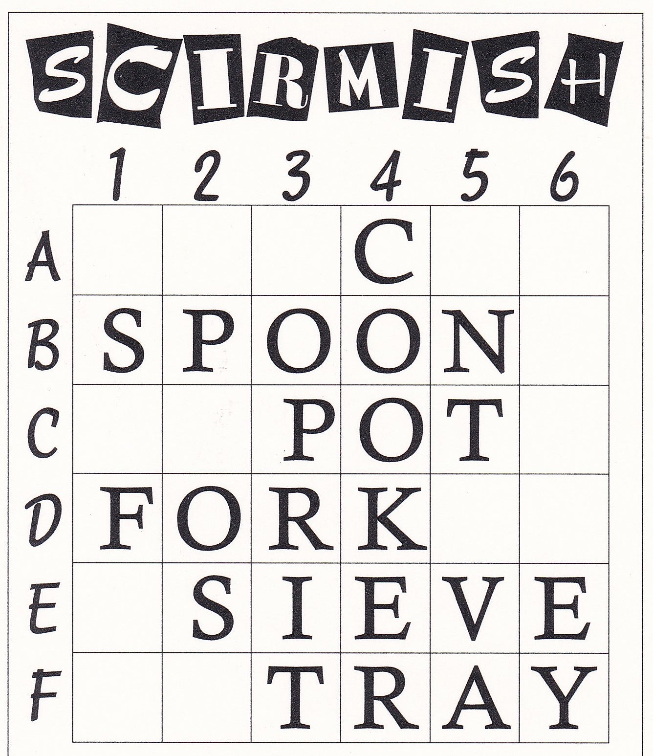 Scirmish - the original two player wordle-like word game - Go For It Games UK