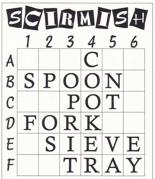 Scirmish - the original two player wordle-like word game - Go For It Games UK