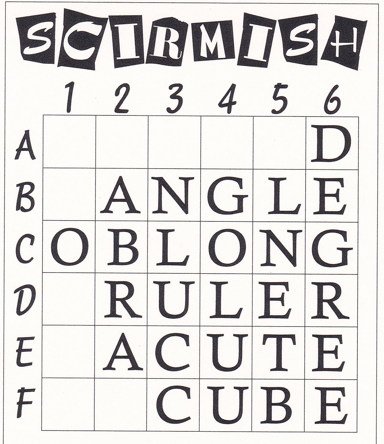 Scirmish - the original two player wordle-like word game - Go For It Games UK