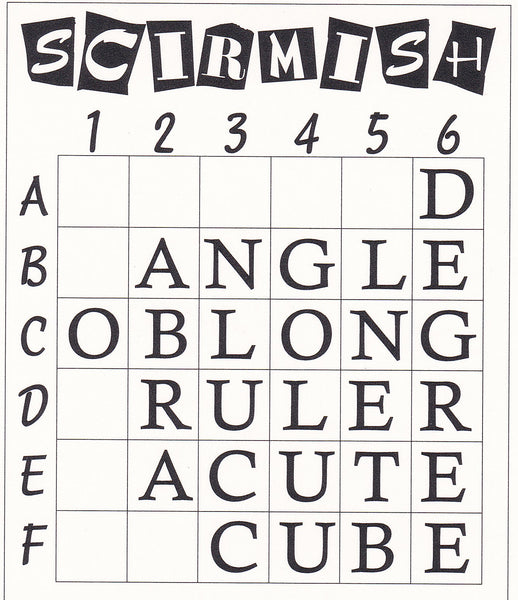 Scirmish - the original two player wordle-like word game - Go For It Games UK