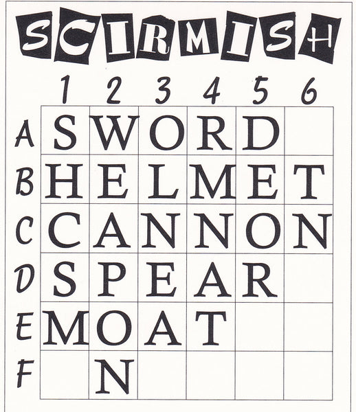 Scirmish - the original two player wordle-like word game - Go For It Games UK