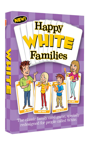 Happy Families Card Game - White family edition - Go For It Games UK
