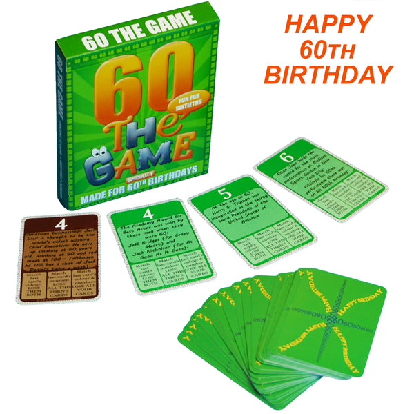 60th Birthday Game - Go For It Games UK