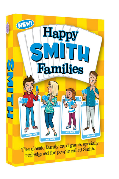 SMITH FAMILY EDITION of the Happy Families Card Game - Go For It Games UK