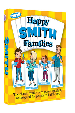 SMITH FAMILY EDITION of the Happy Families Card Game - Go For It Games UK
