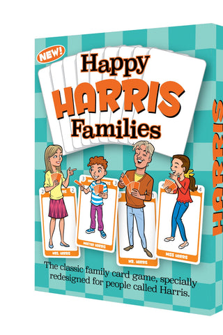Happy Families Card Game: Harris Family Edition - Go For It Games UK