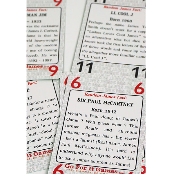 James's Game - Go For It Games UK