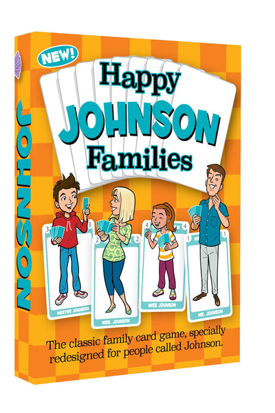 JOHNSON FAMILY EDITION of the Happy Families Card Game - Go For It Games UK