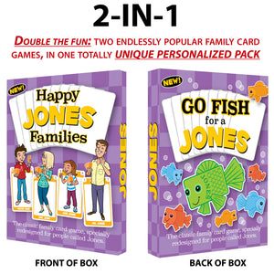 Happy Families Card Game - JONES FAMILY SPECIAL EDITION - Go For It Games UK