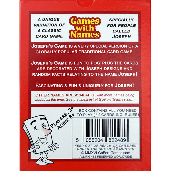 Joseph's Game - Go For It Games UK