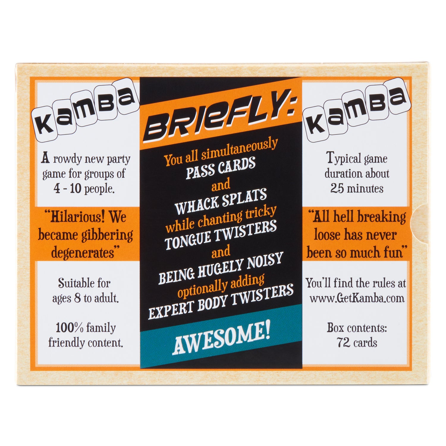 KAMBA - "Tongue Twisting Table Thumping Turmoil" - Go For It Games UK