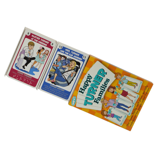Turner version of the new Happy Families card games. - Go For It Games UK