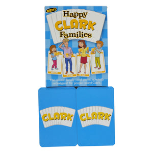 CLARK FAMILY edition of the brilliant new Happy Families Cards Game - Go For It Games UK