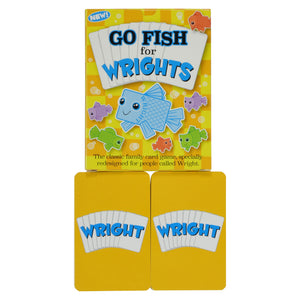 Personalized Happy Families- for the WRIGHT family - Go For It Games UK