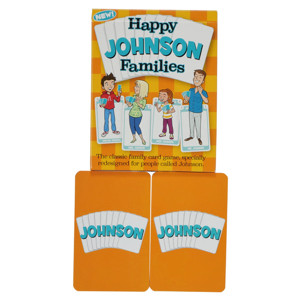 JOHNSON FAMILY EDITION of the Happy Families Card Game - Go For It Games UK