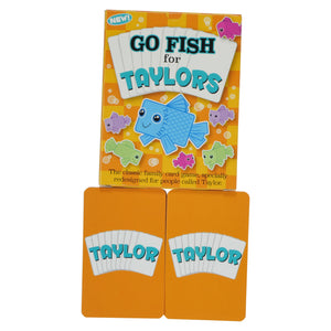 TAYLOR EDITION of the card game Happy Families - Go For It Games UK