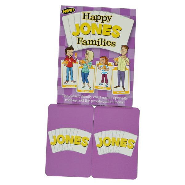 Happy Families Card Game - JONES FAMILY SPECIAL EDITION - Go For It Games UK