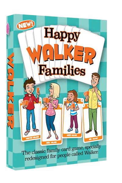 WALKER FAMILY EDITION of the Happy Families Card Game - Go For It Games UK