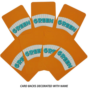 GREEN FAMILY EDITION of the Happy Families Card Game - Go For It Games UK