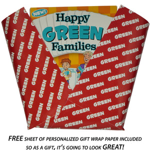 GREEN FAMILY EDITION of the Happy Families Card Game - Go For It Games UK