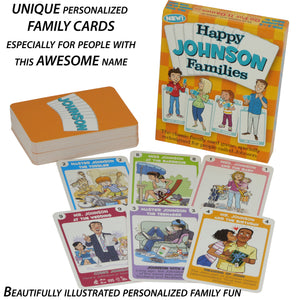 JOHNSON FAMILY EDITION of the Happy Families Card Game - Go For It Games UK