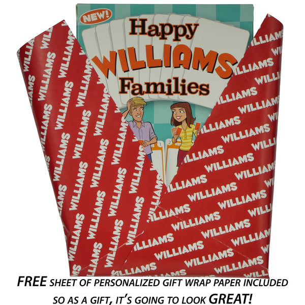 Happy Families Game: WILLIAMS FAMILY - Go For It Games UK
