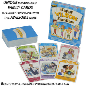 Happy Families - WILSON FAMILY EDITION - Go For It Games UK