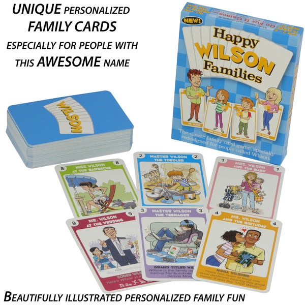 Happy Families - WILSON FAMILY EDITION - Go For It Games UK