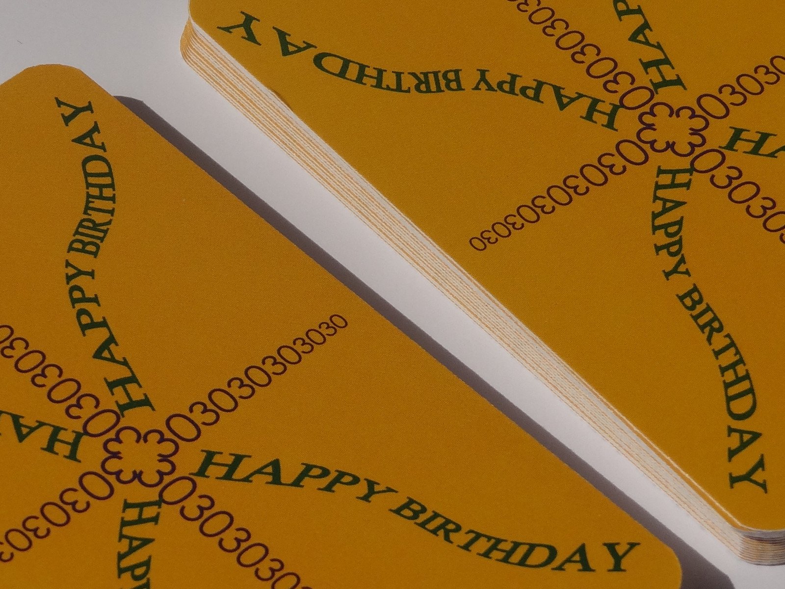 30th Birthday Game by Go For It Games UK - card close up view