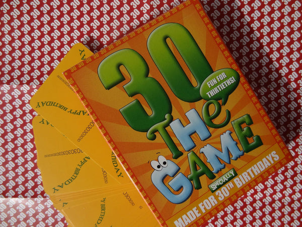 30th Birthday Game by Go For It Games UK - arranged view