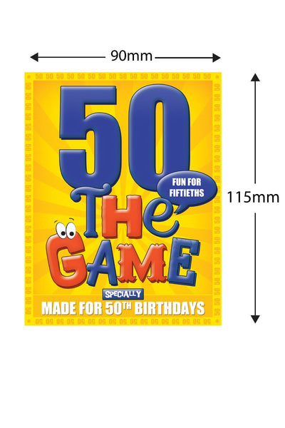 50th Birthday Card Game - a fun 50th birthday gift idea for fiftieths