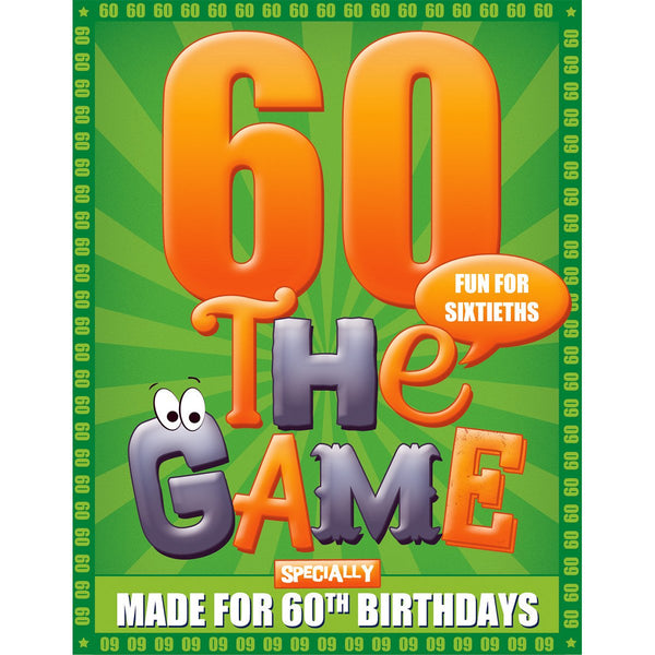 60th Birthday Game - ideal as 60th birthday party game