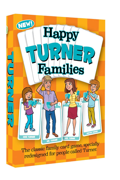 Turner version of the new Happy Families card games. - Go For It Games UK