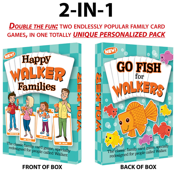WALKER FAMILY EDITION of the Happy Families Card Game - Go For It Games UK
