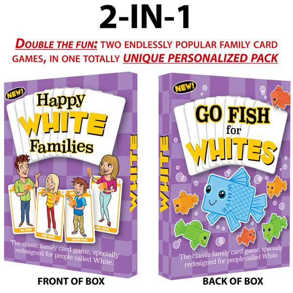 Happy Families Card Game - White family edition - Go For It Games UK