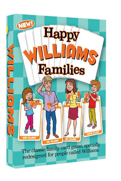 Happy Families Game: WILLIAMS FAMILY - Go For It Games UK