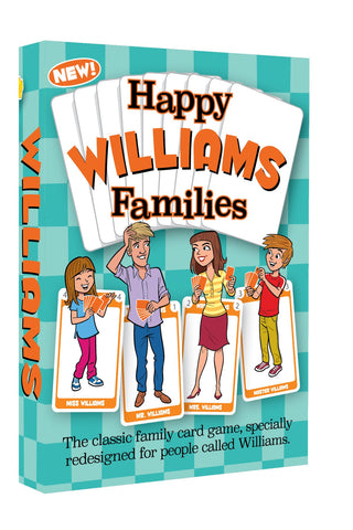 Happy Families Game: WILLIAMS FAMILY - Go For It Games UK