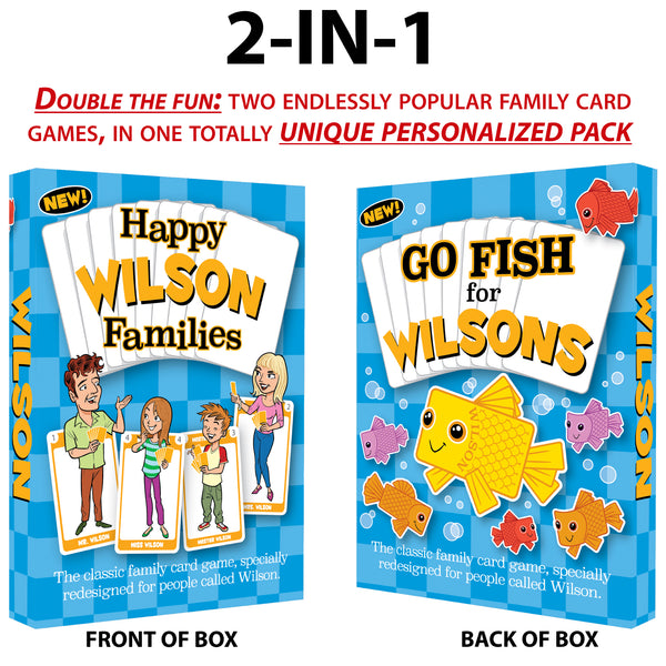 Happy Families - WILSON FAMILY EDITION - Go For It Games UK